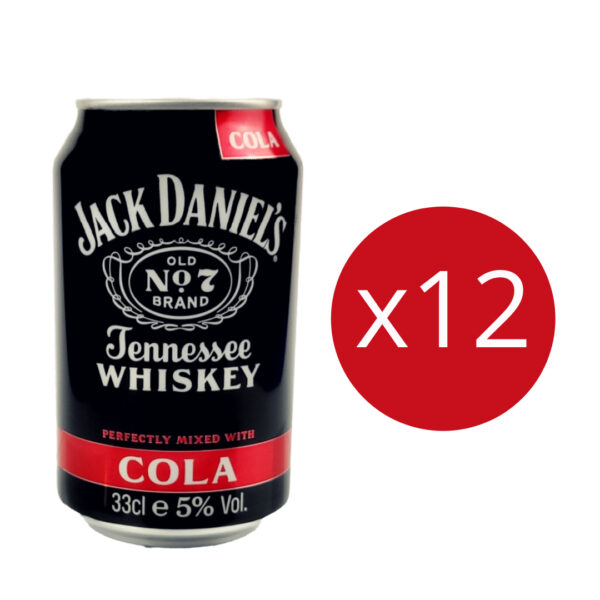 Lata Jack Daniels con Cola x12
