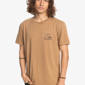 camiseta quick silver marrón